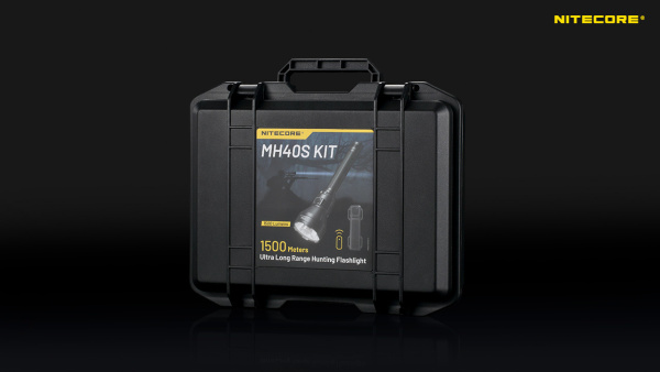 Фонарь NITECORE MH40S HUNTING KIT Luminengin G9 LED (Набор для охоты 1500 Люмен / 1500м)